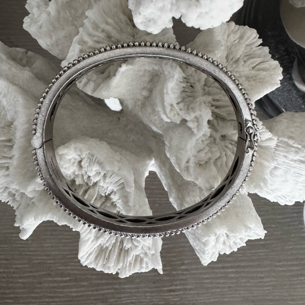 Judith Ripka Twisted Silver Bracelet - Picture 5 of 16